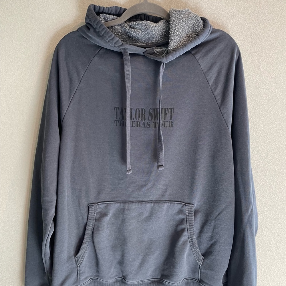 Taylor Swift Eras Tour XS Washed Blue Hoodie Authentic New - Picture 2 of 7